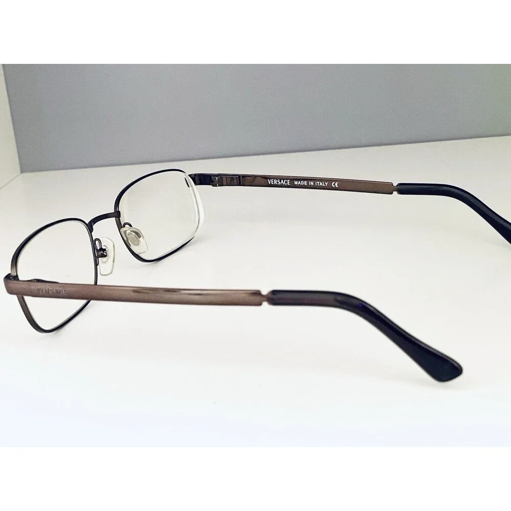 Versace MOD. 1002 1006 Brown Oval Eyeglasses Frames 49-19 135 Designer Women
